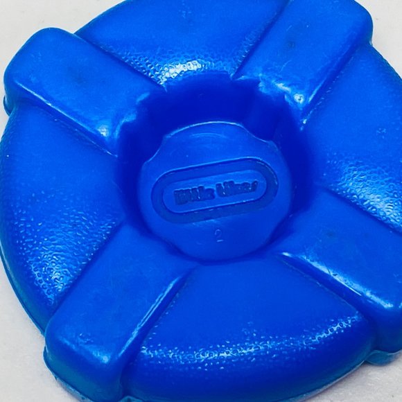 Vintage Toddle Tots Little Tikes Navy Sailor Figure Toy With Blue Raft - Picture 5 of 10